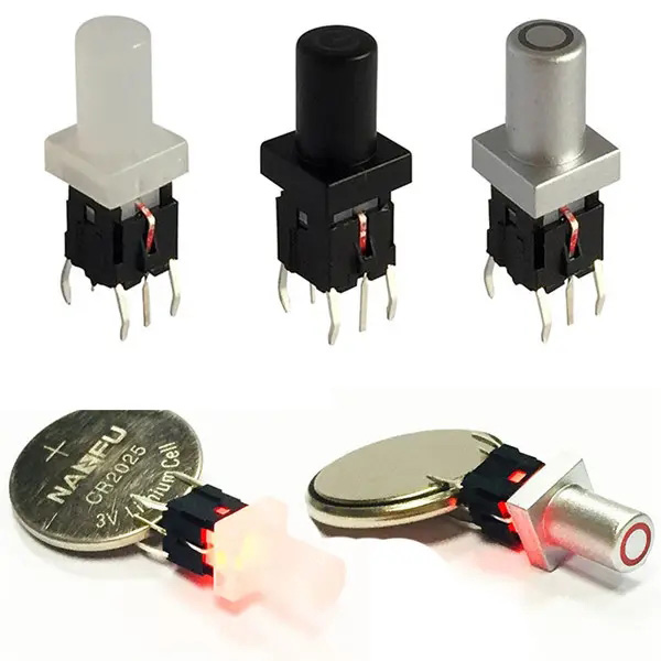 Angled Terminal Tact Switch