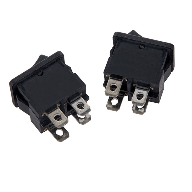 DPST Right Angle Rocker Switch 12A - L&G